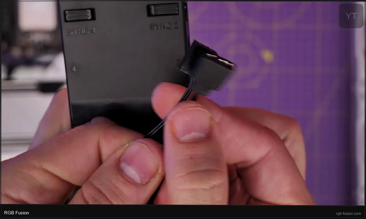 RGB Fusion 2.0 showing D_LED1 ARGB header configuration with number of LEDs set to 30, effect set to Rainbow Wave, and individual LED zone strip preview below the controls